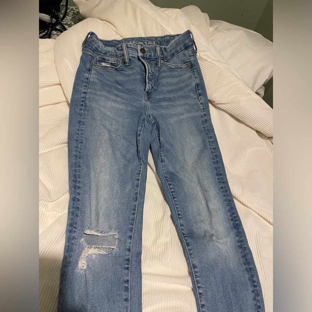American eagle LUXE super high waisted stretch jeans